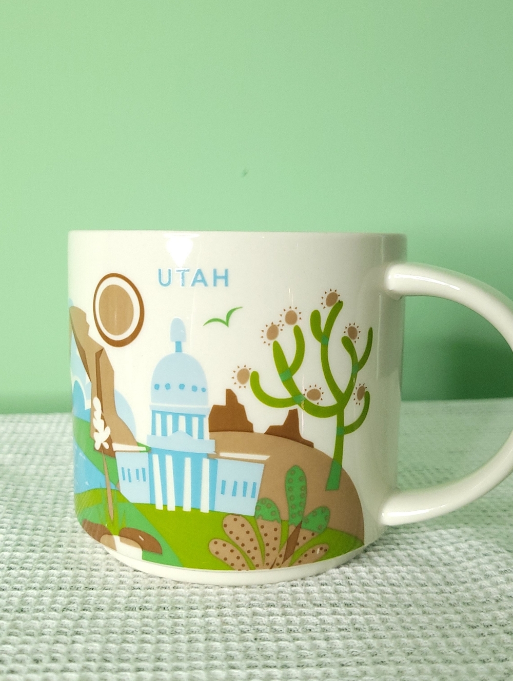 STARBUCKS, You Are Here Collection, Utah Coffee Mug 14 Oz.
